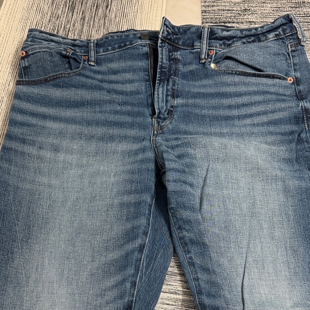 American Eagle Outfitters Straight Leg Blue Jeans